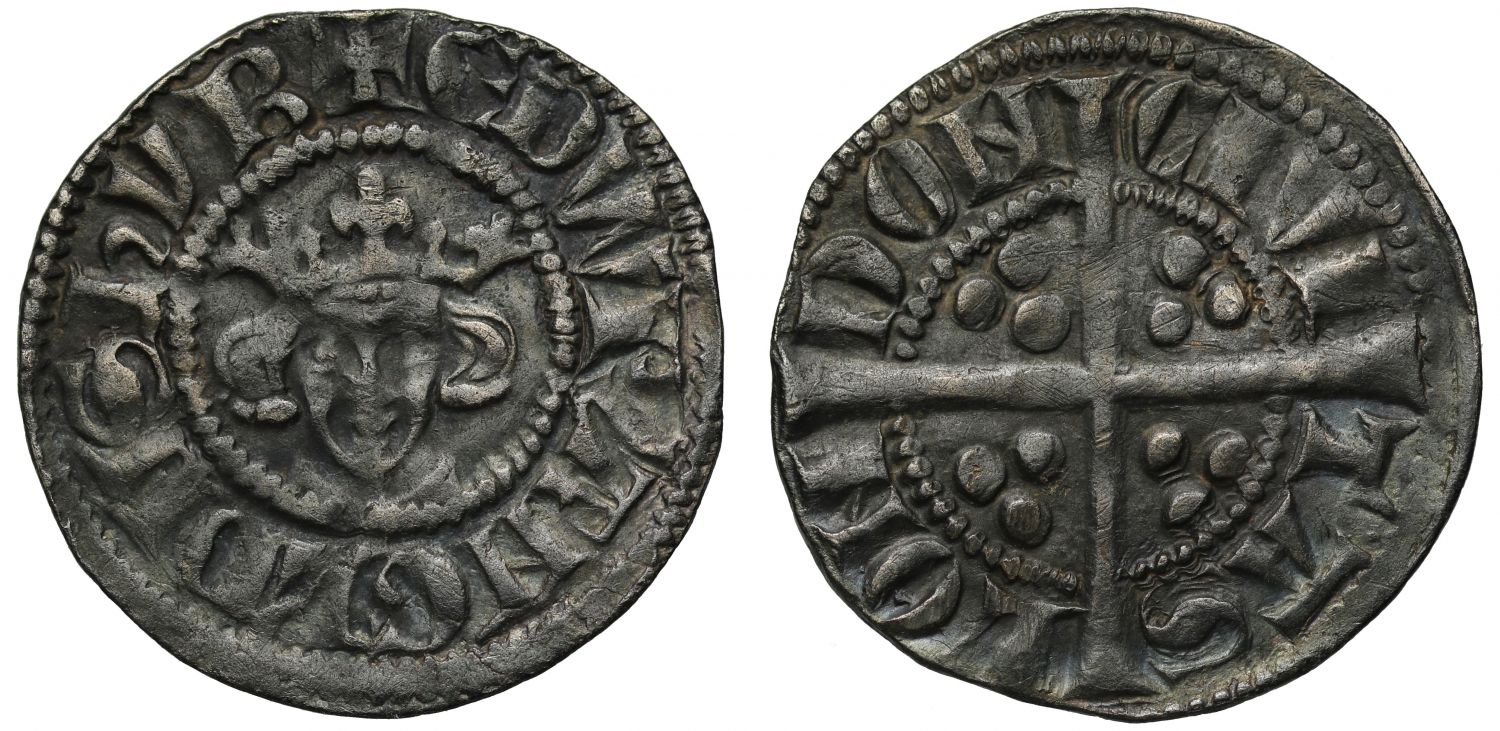 Edward I long cross Penny, type 4c, London Mint