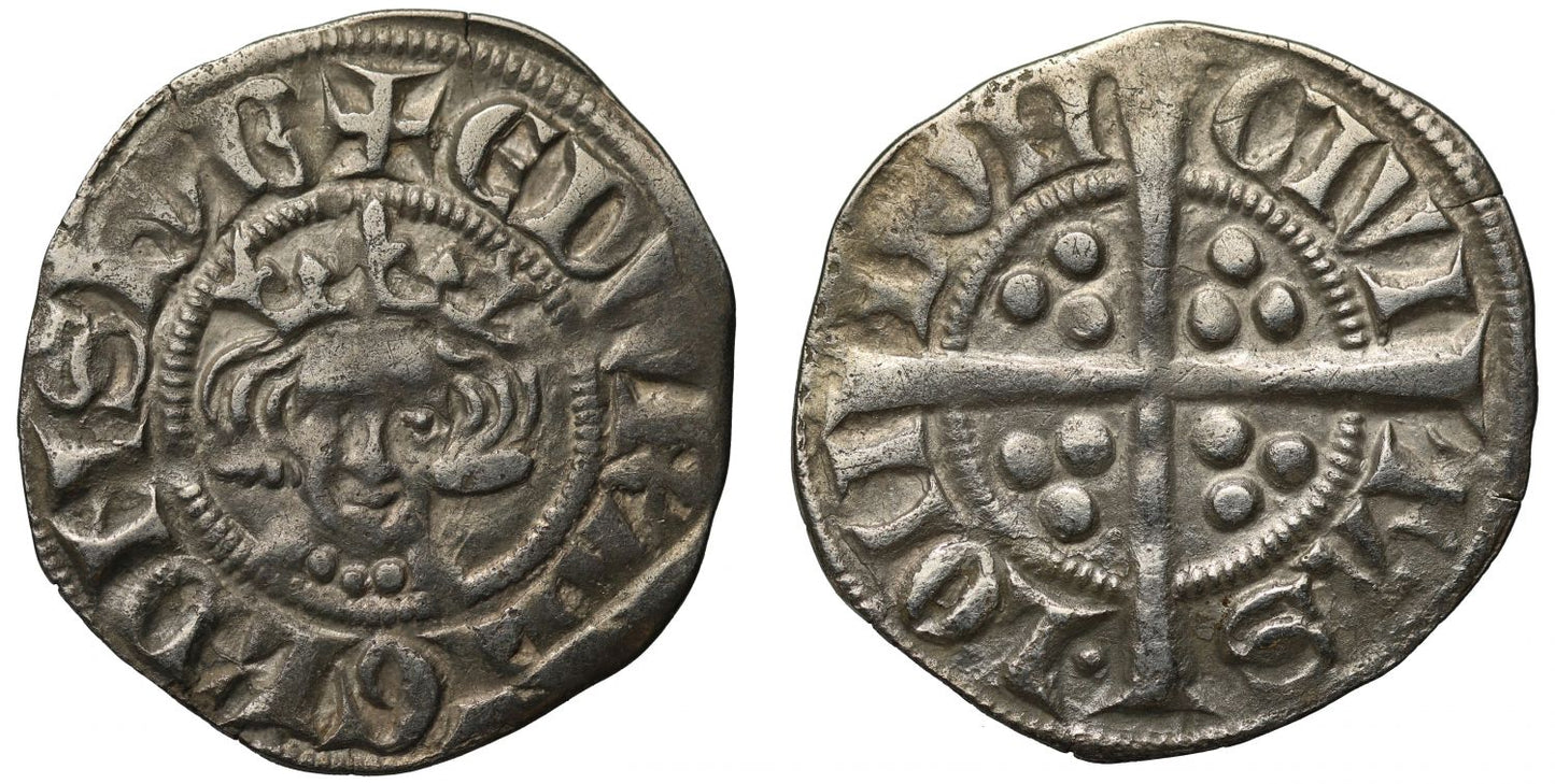 Edward I Long cross Penny, type 4e, London, ex English Doctor