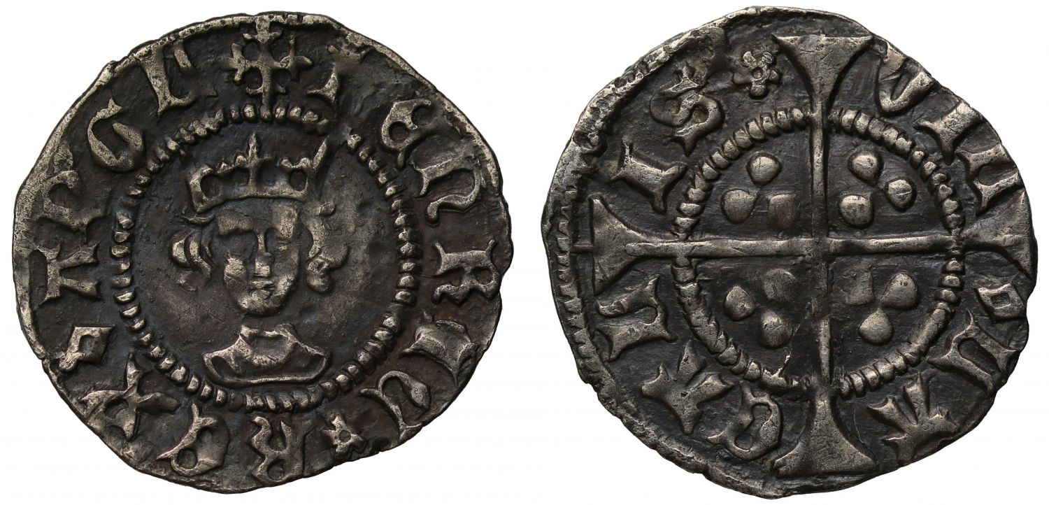 Henry VI, Halfpenny, Rosette-Macle issue, Calais Mint