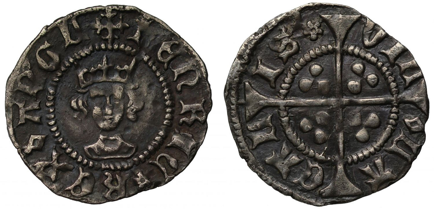 Henry VI, Halfpenny, Rosette-Macle issue, Calais Mint