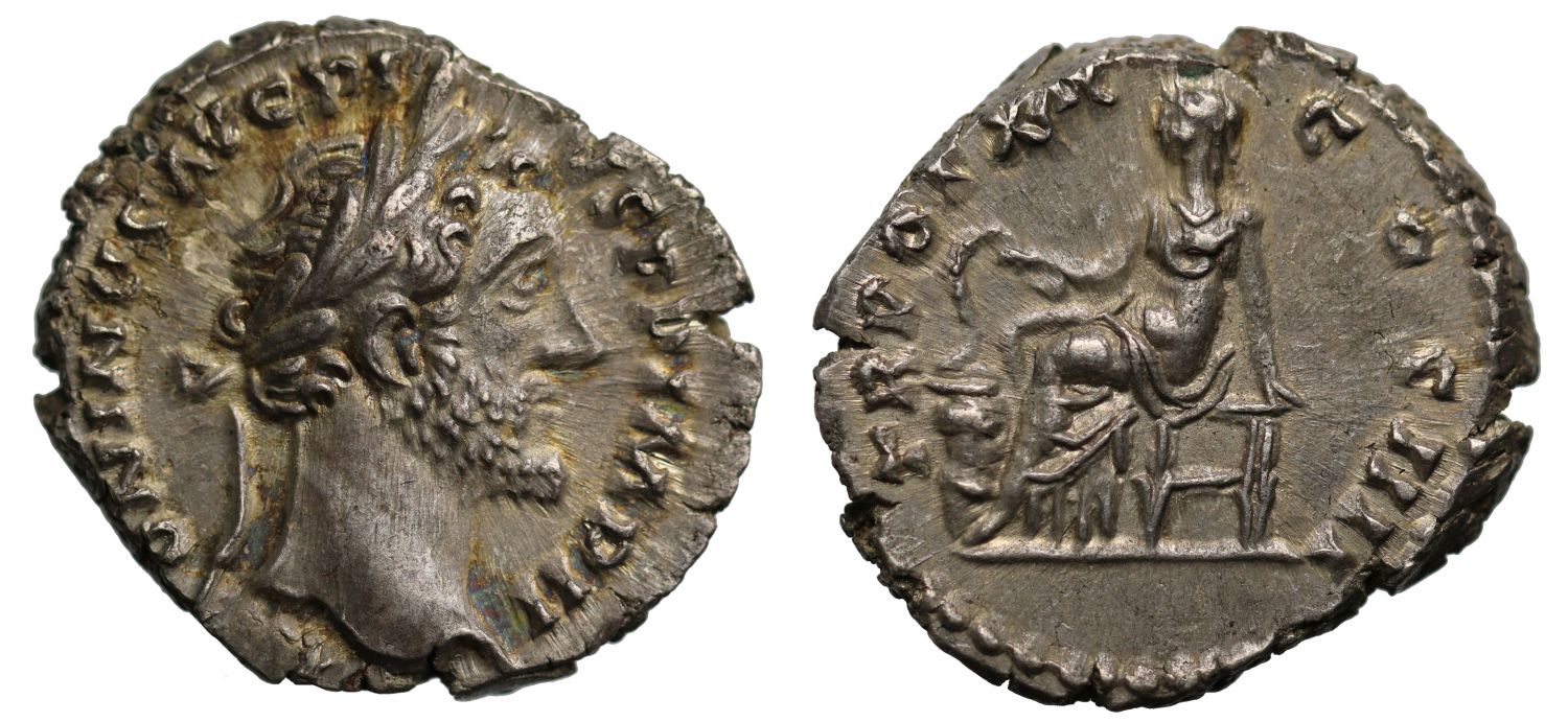 Antoninus Pius, silver Denarius.