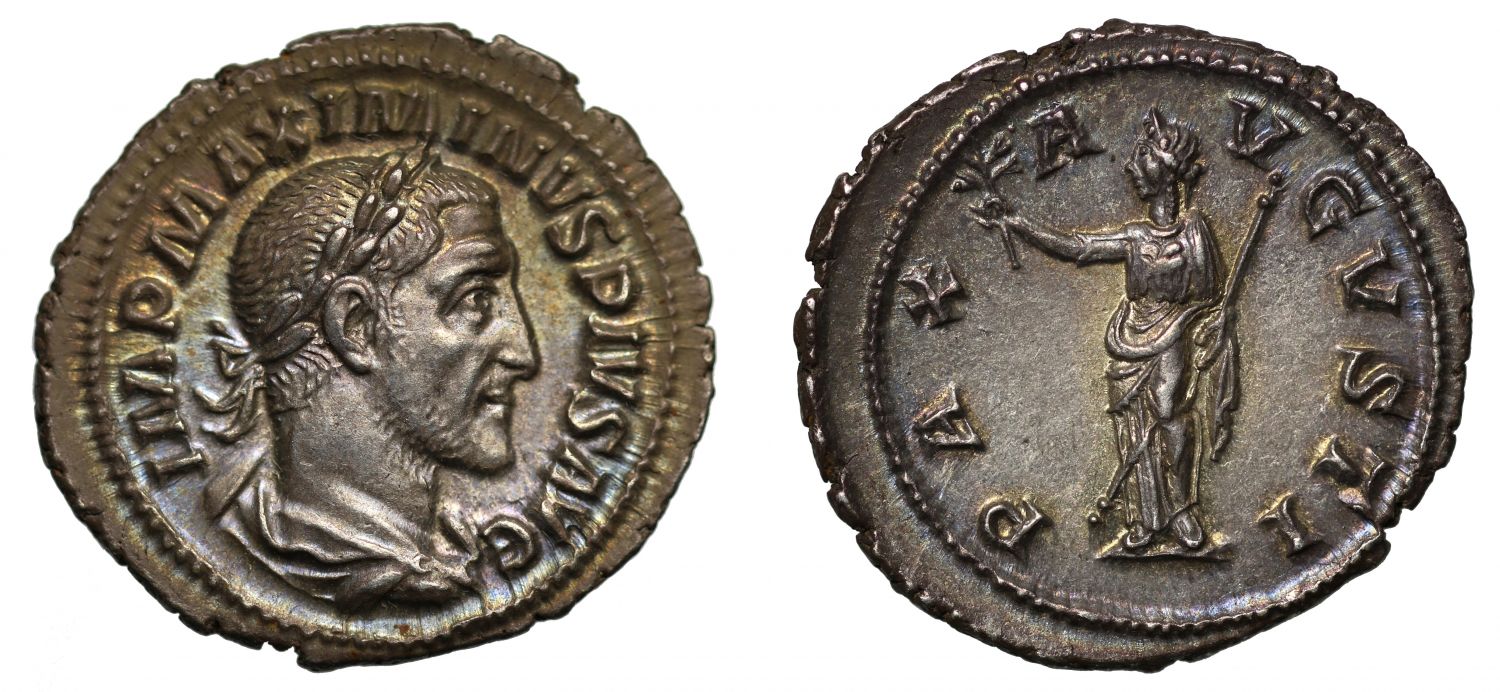 Maximinus I, silver Denarius.