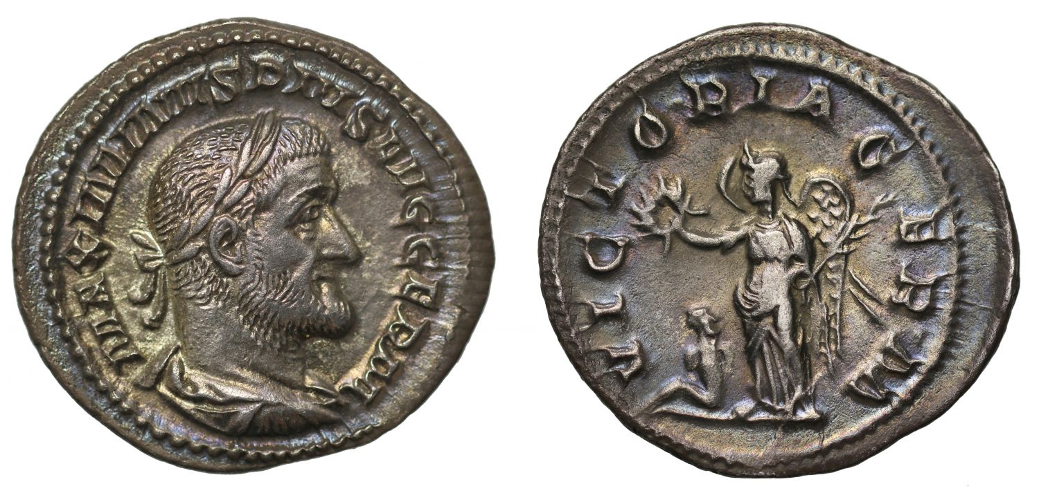 Maximinus I, silver Denarius.
