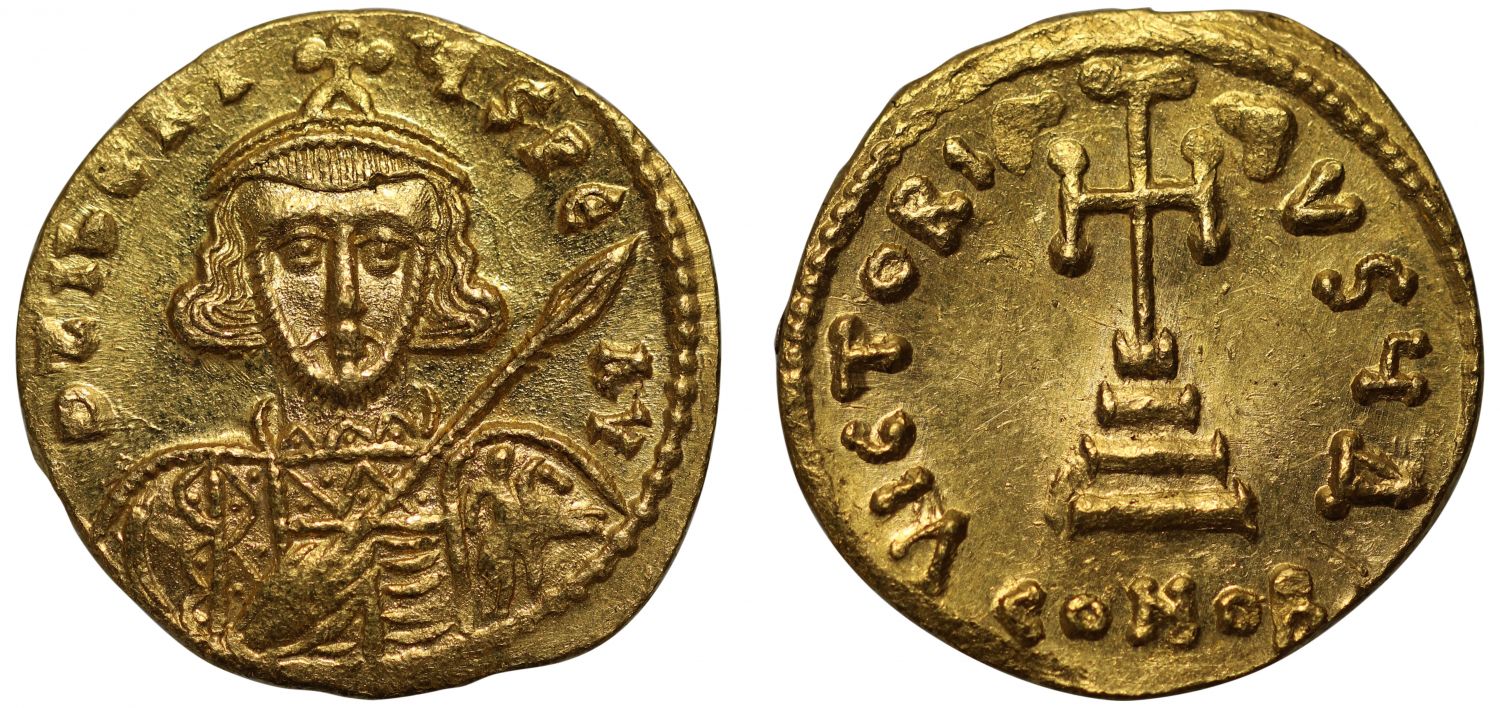 Tiberius III, gold Solidus