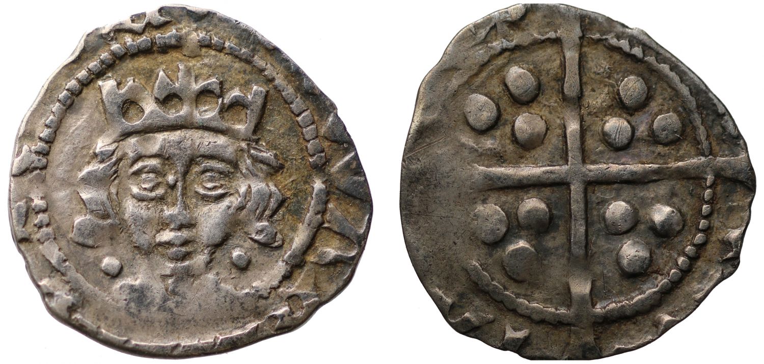 Ireland, Edward IV Penny, Dublin Mint, light cross and pellets issue, Burns 5