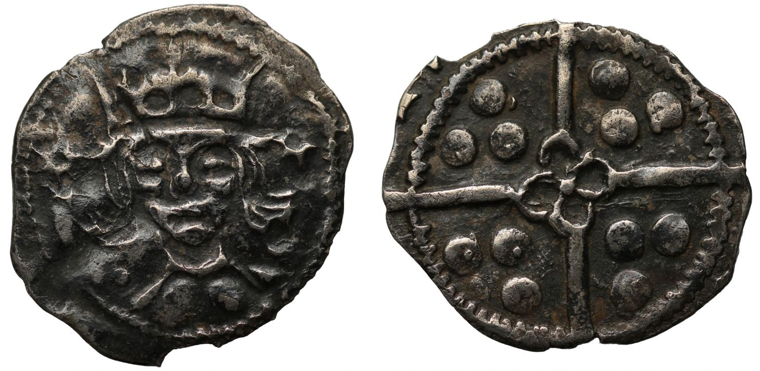 Ireland, Edward IV Penny, Dublin Mint, second cross pellet issue, Burns 39