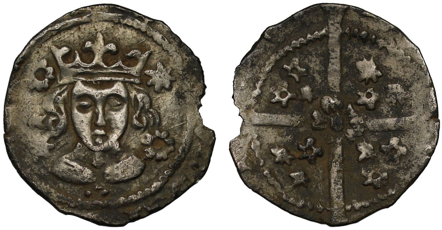 Ireland, Edward IV Penny, Dublin Mint, sun & rose issue Large Symbols