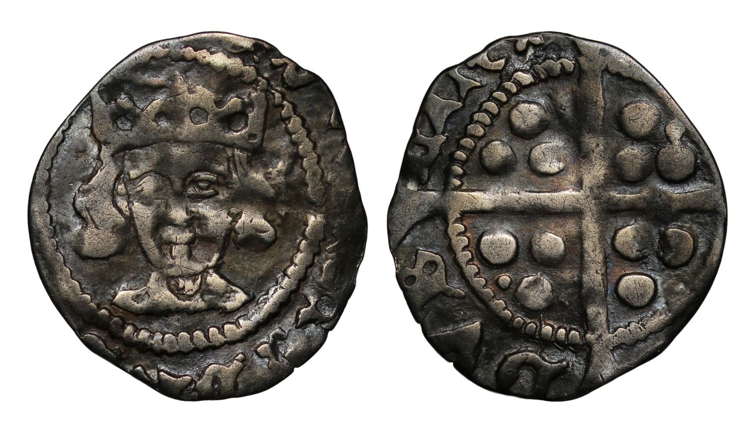 Ireland, Edward IV Penny, Dublin Mint, heavy Cross & Pellets Coinage