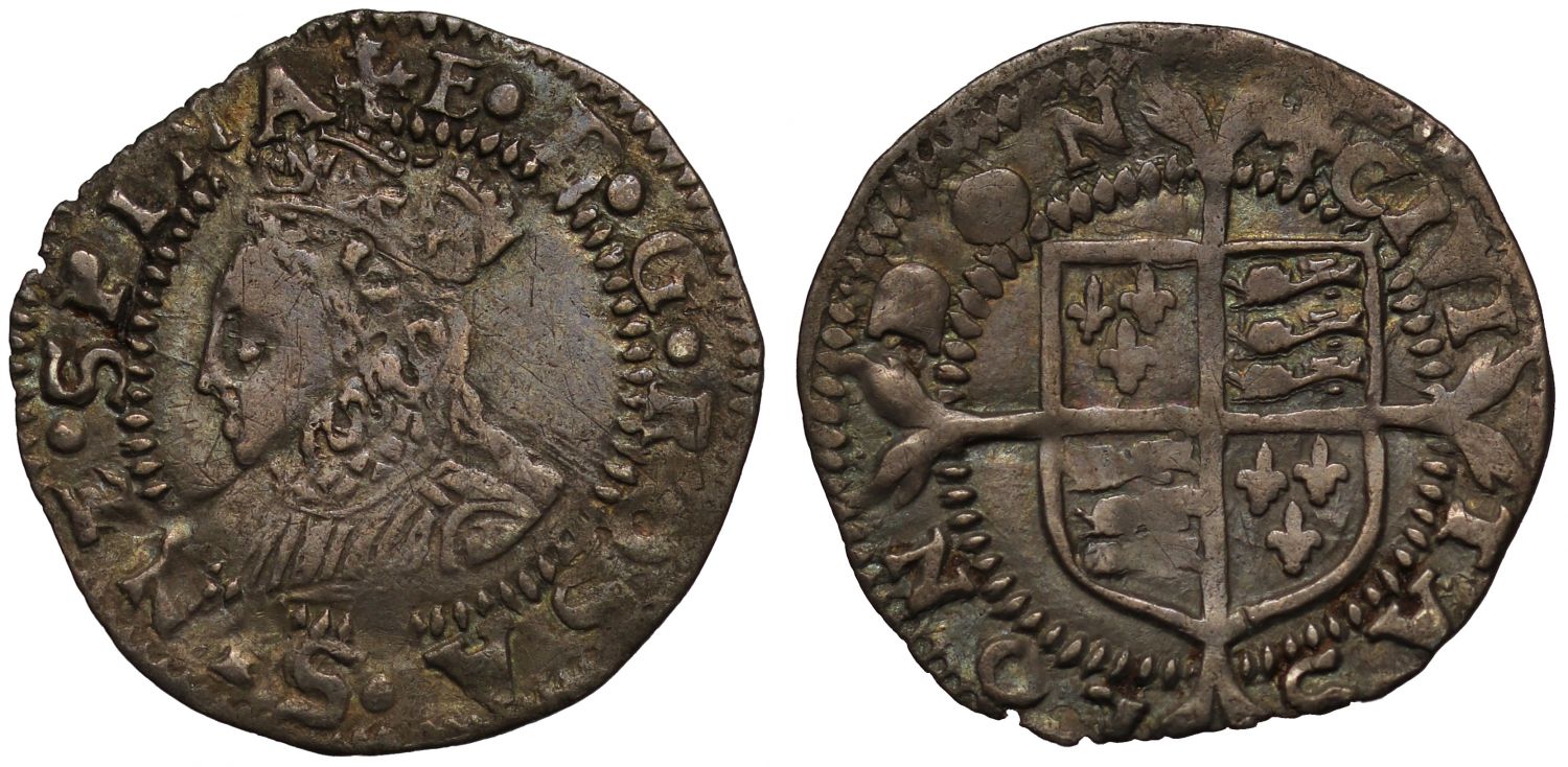 Elizabeth I Penny, Second issue, mm. crosslet