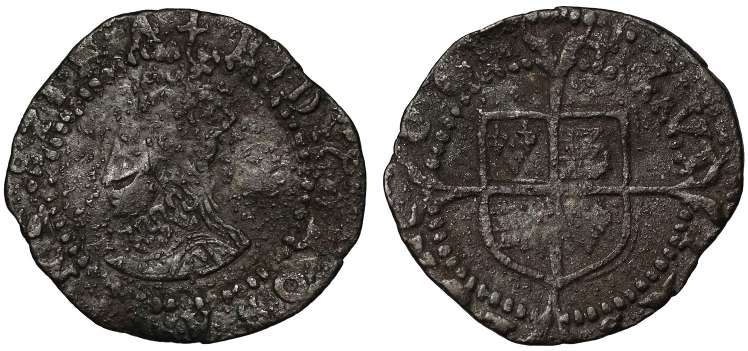 Elizabeth I Penny, Fifth issue, mm. Greek cross