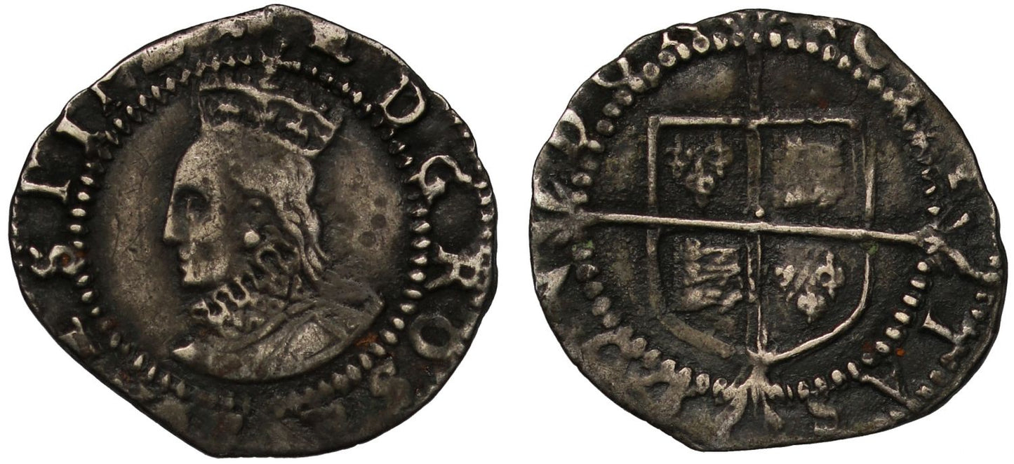 Elizabeth I Penny, Sixth issue, mm. woolpack