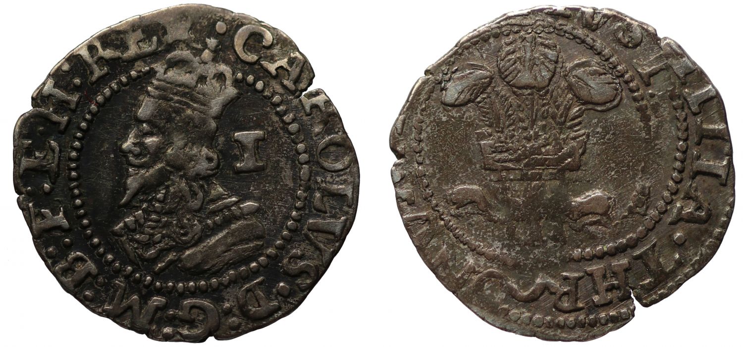 Charles I Penny, Bristol Mint or late Declaration issue