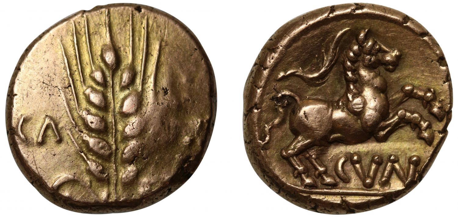 Ancient British, Catuvellauni and Trinovantes, Cunobelin, Gold Stater.