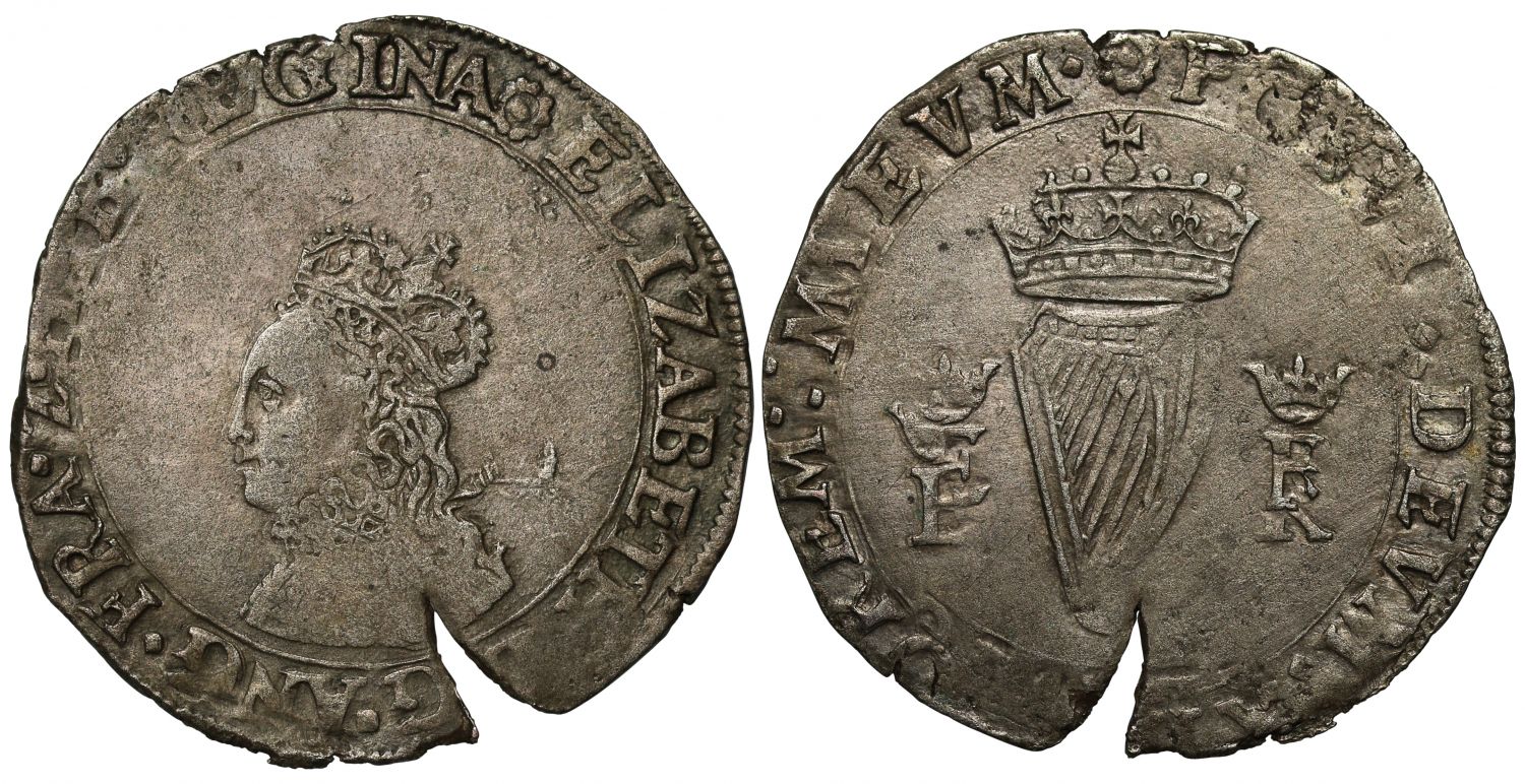 Ireland, Elizabeth I 1558 Groat, mm. rose, REGINA reading, ex Comber collection