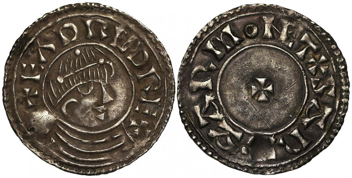 Eadred Penny, Portrait type, Saraward, diademed bust