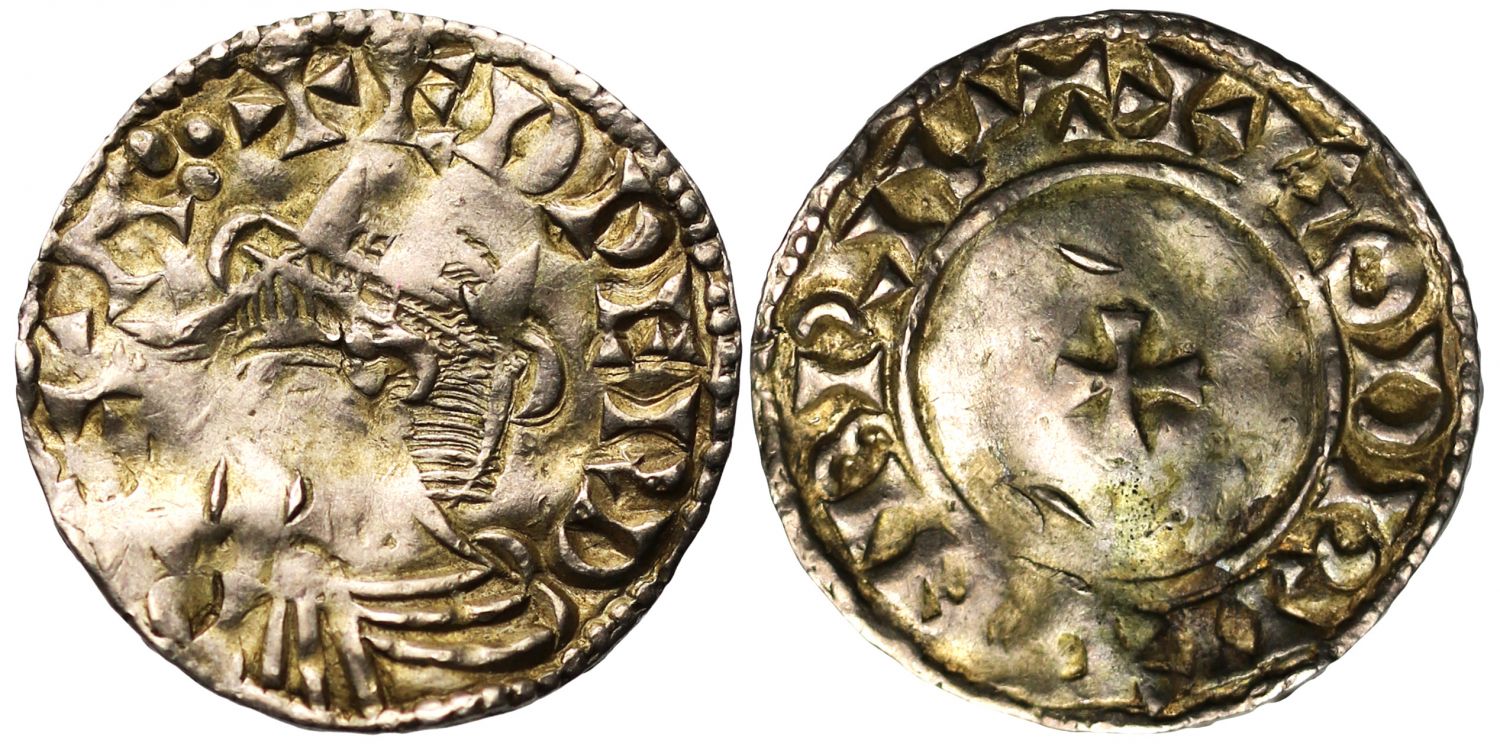 Edward the Confessor Penny, Radiate type, Bruton, Godric, ex Conte
