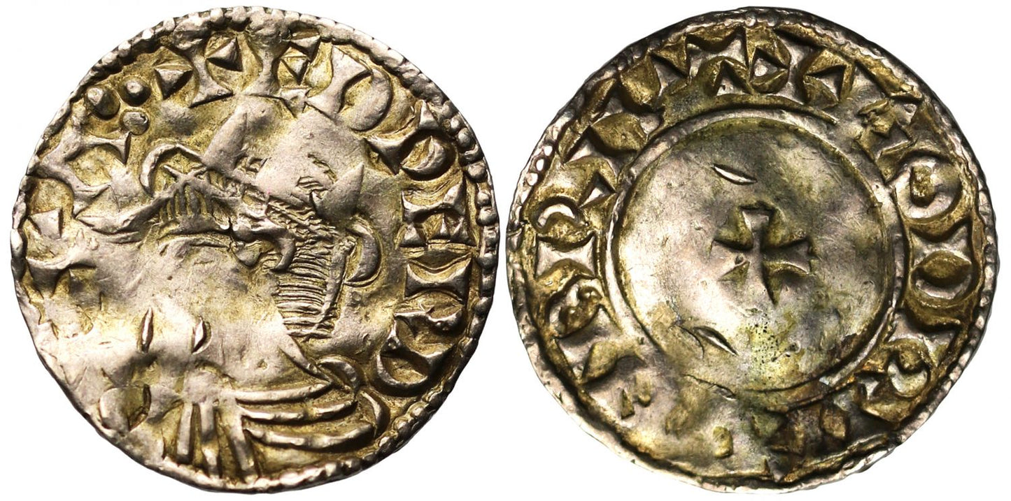 Edward the Confessor Penny, Radiate type, Bruton, Godric, ex Conte