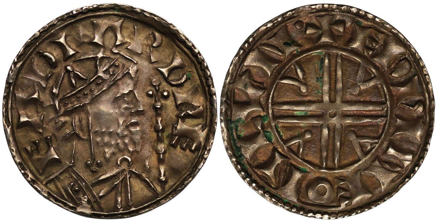 Edward the Confessor Penny, Pyramids type, London, Edwine, ex Roger Box