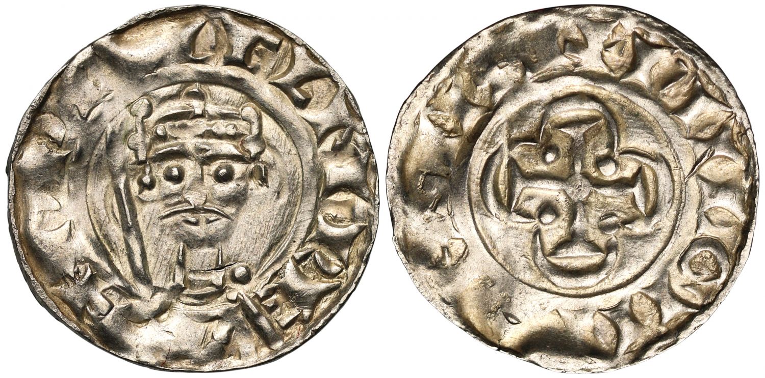 William II Penny, Cross in quatrefoil type, Southwark Mint, moneyer Wulfgar