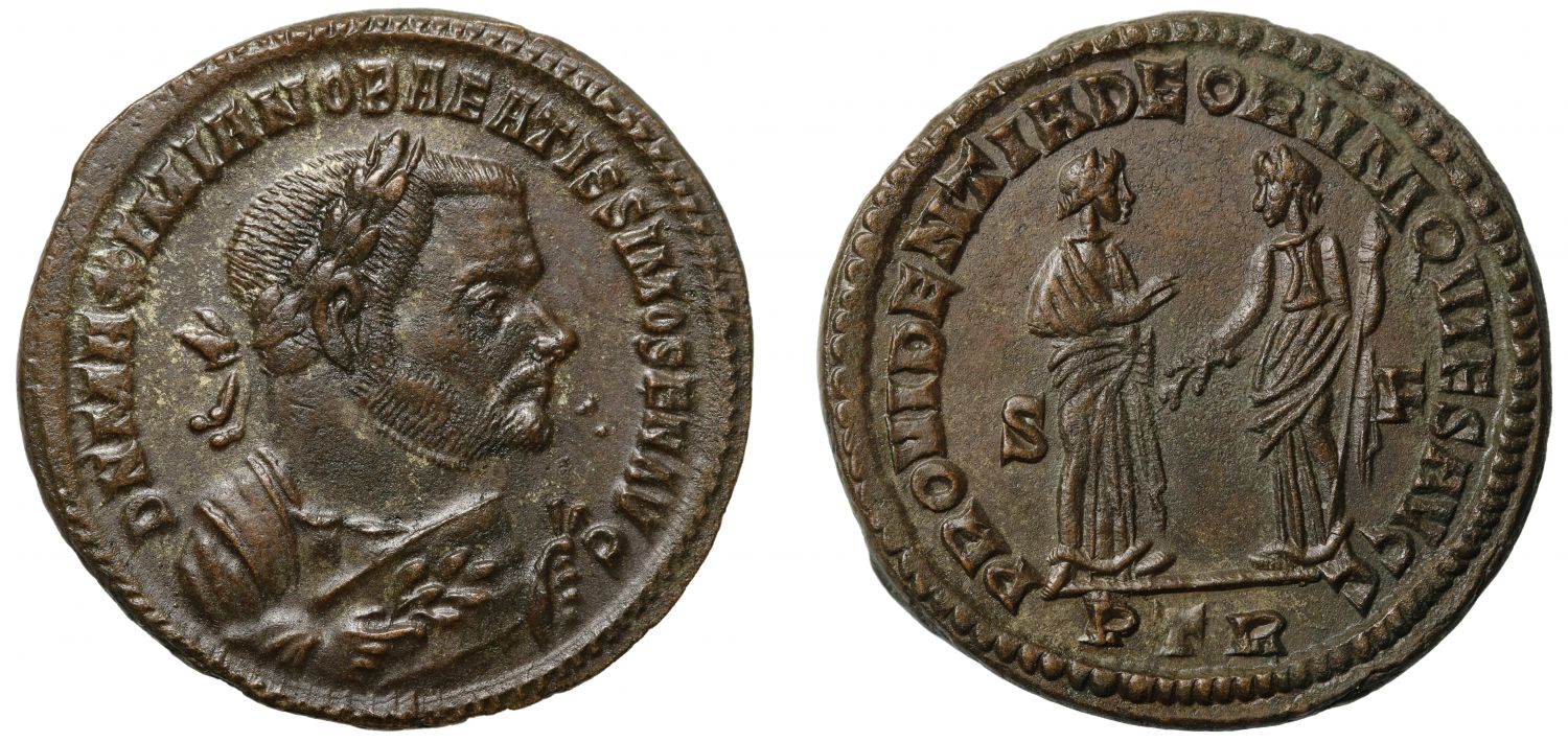 Maximian, Ae Follis.