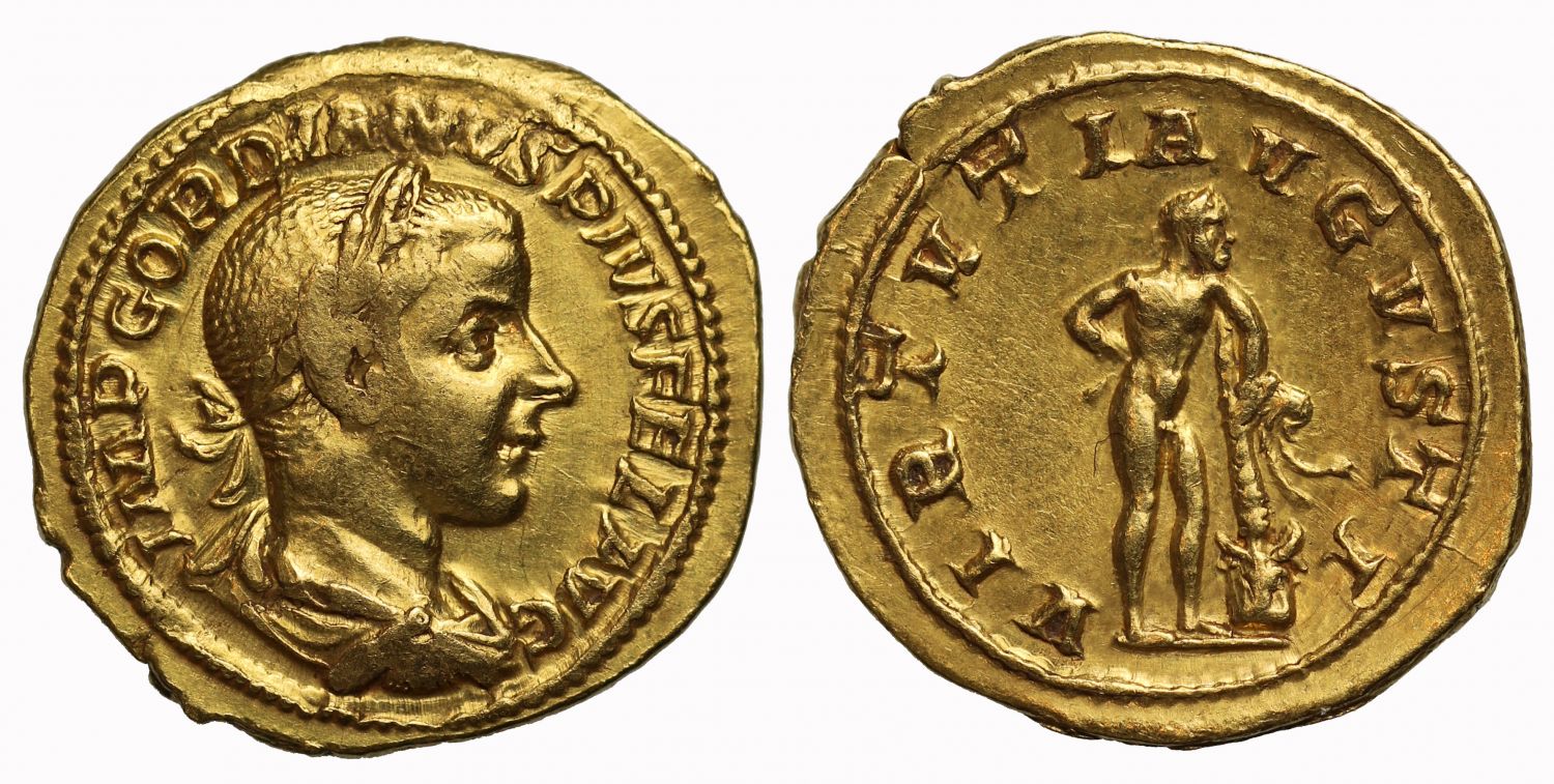 Gordian III, gold Aureus, Rome