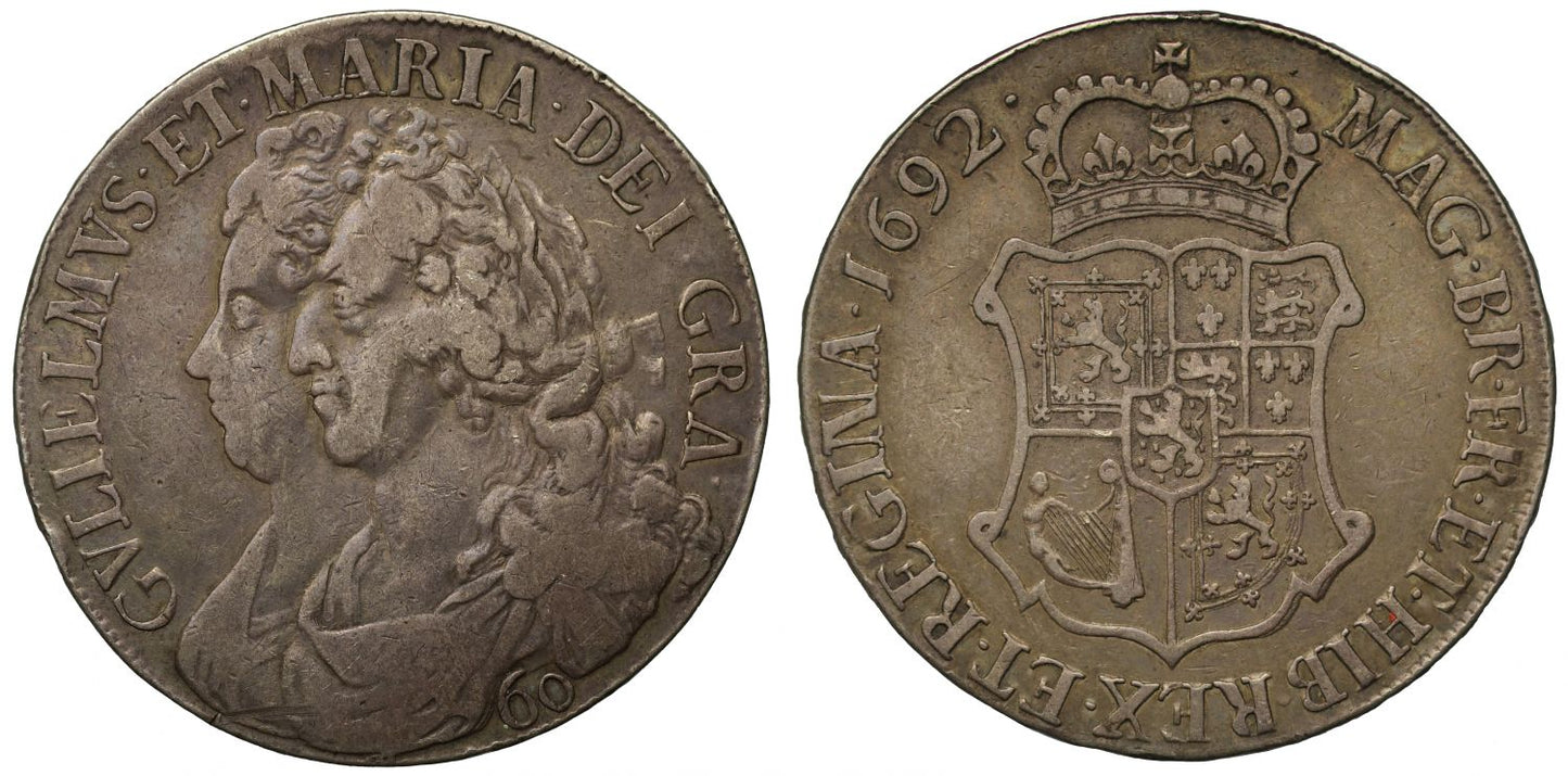 Scotland, William and Mary 1692 Sixty-Shillings