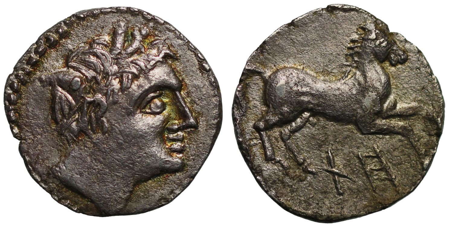 Zeugitana, Carthage, Silver 1/4 Shekel.