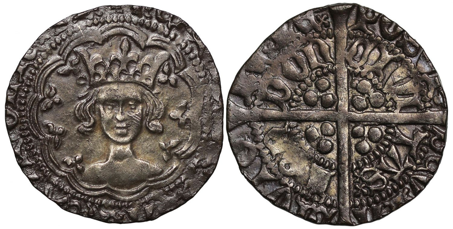 Henry V Halfgroat, class C, London Mint, DIG type D 6/14