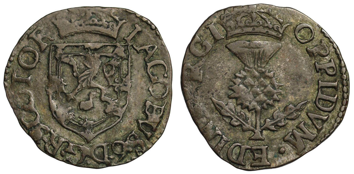 Scotland, James VI Billon Plack or Eight Penny Groat