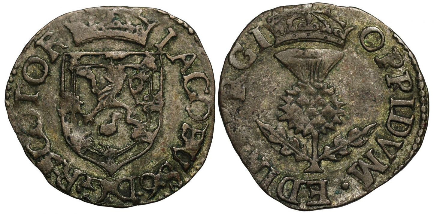 Scotland, James VI Billon Plack or Eight Penny Groat