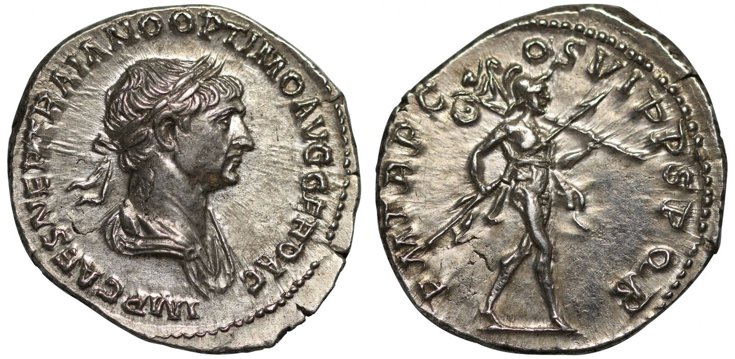 Trajan, silver Denarius.