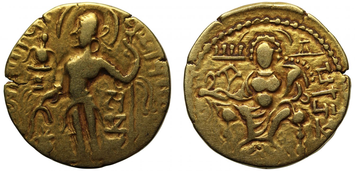 Gupta, Samudragupta, Gold Dinar.