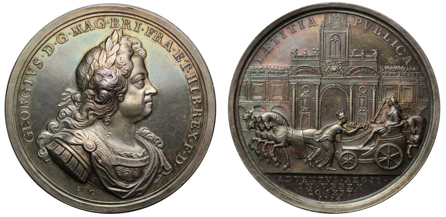 George I, Entry into London, 1714.
