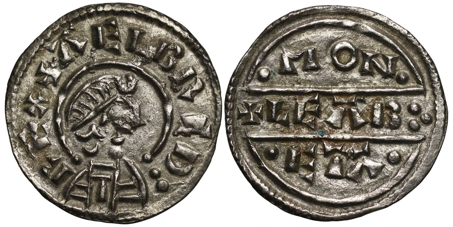 Alfred the Great Penny, Lunettes type, Canterbury, Liabinc