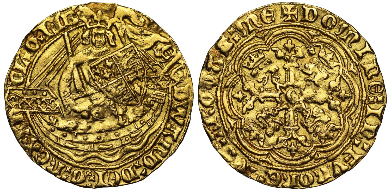 Edward III Half-Noble, Transitional Treaty Period, 