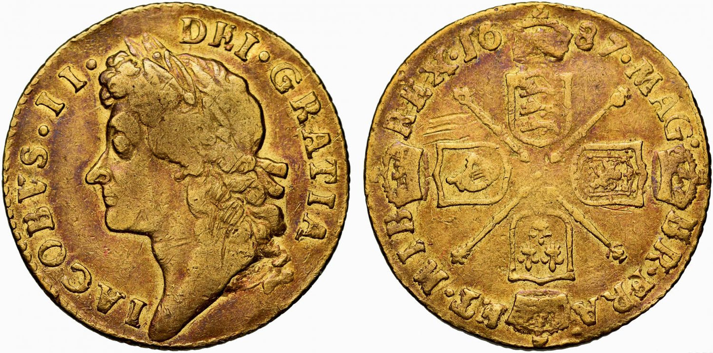 James II 1687 Half-Guinea