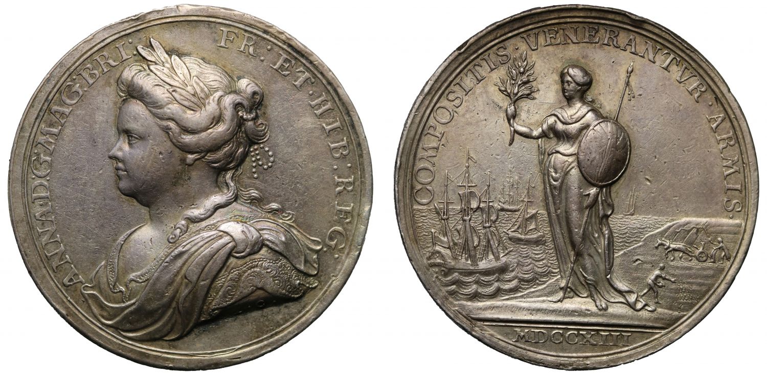 The Peace of Utrecht. 1713.