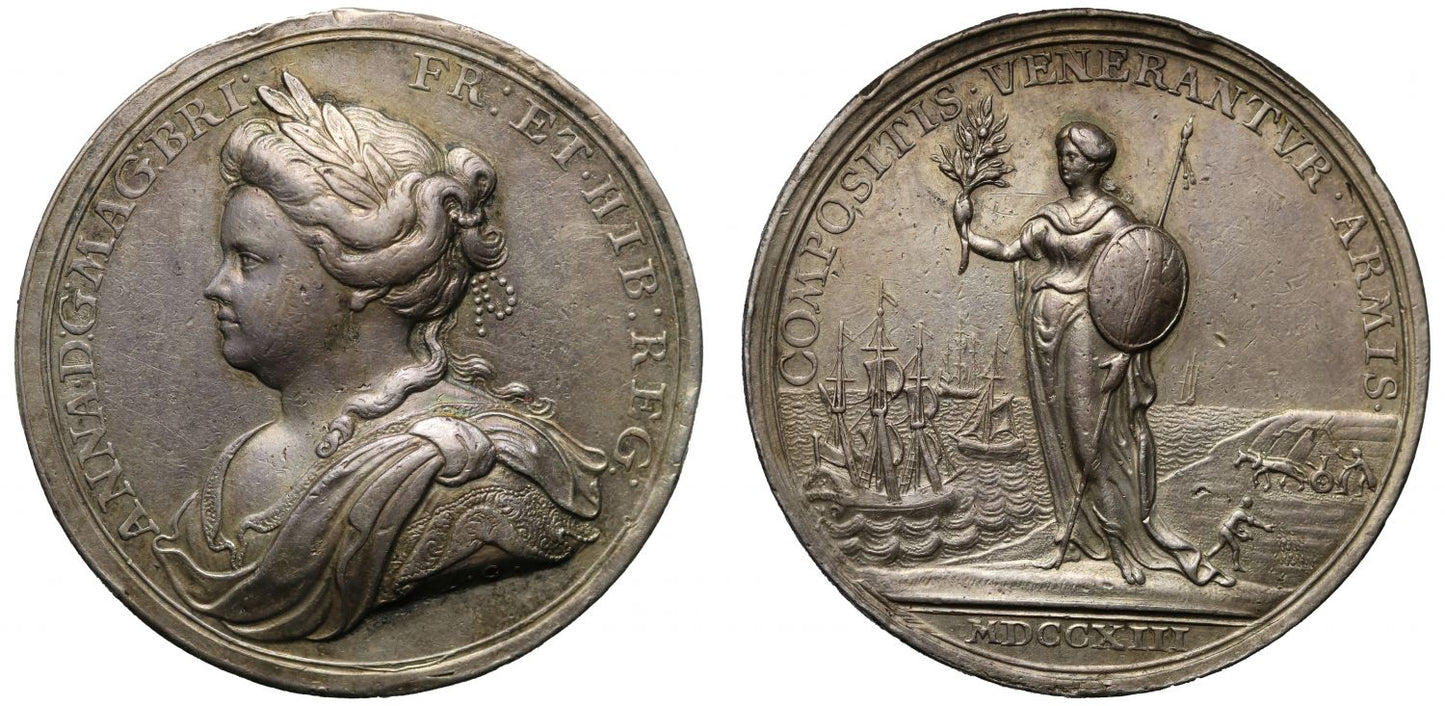 The Peace of Utrecht. 1713.