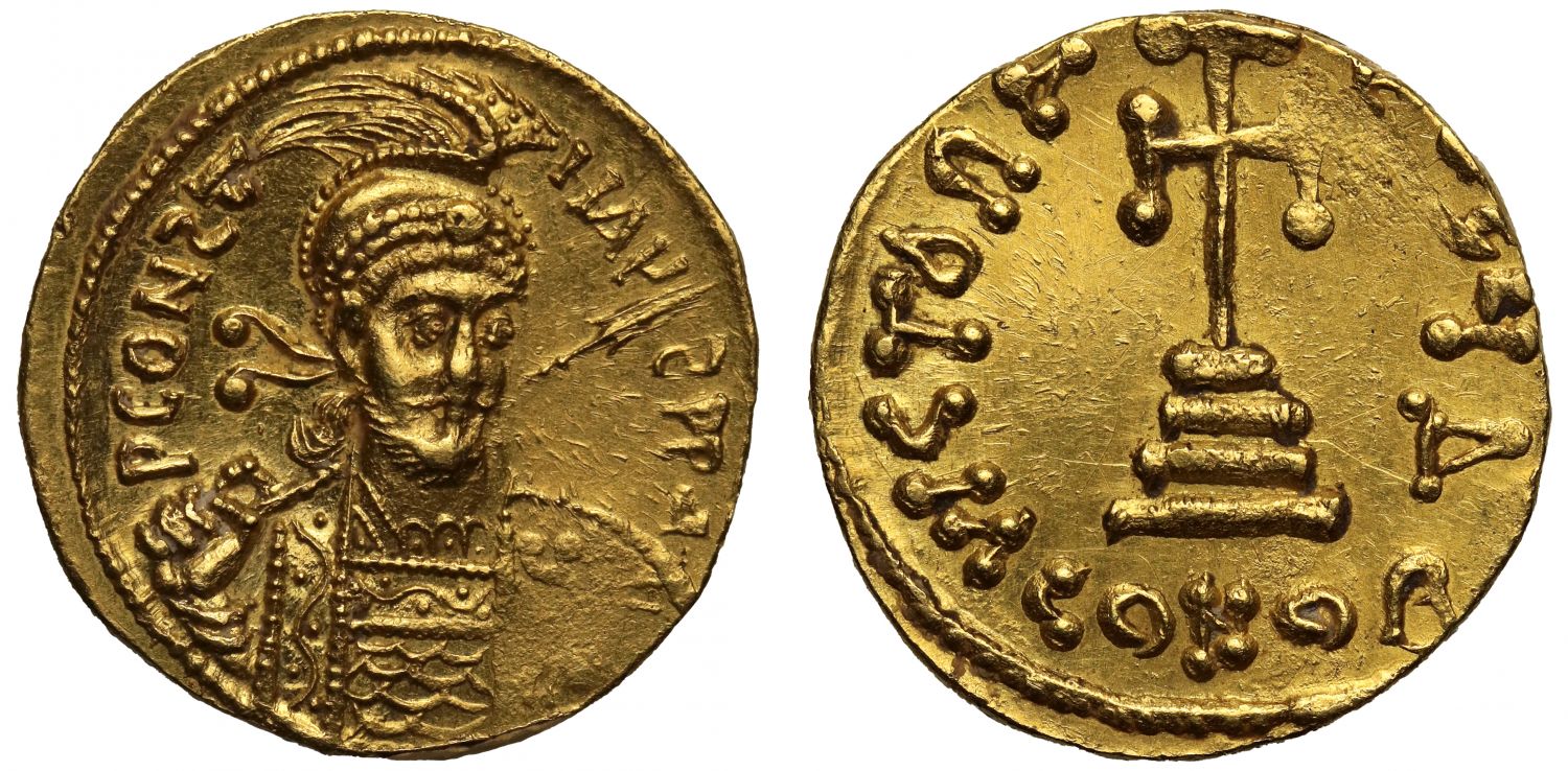 Constantine IV, fine style gold Solidus.
