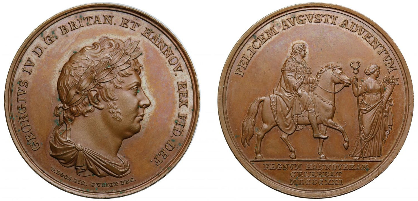 George IV, Coronation and Visit to Hanover, 1821.