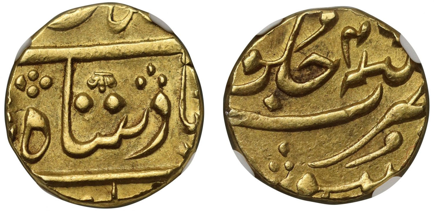 EIC, Bombay Presidency, gold Mohur, Mumbai [Surat], 1803-24.