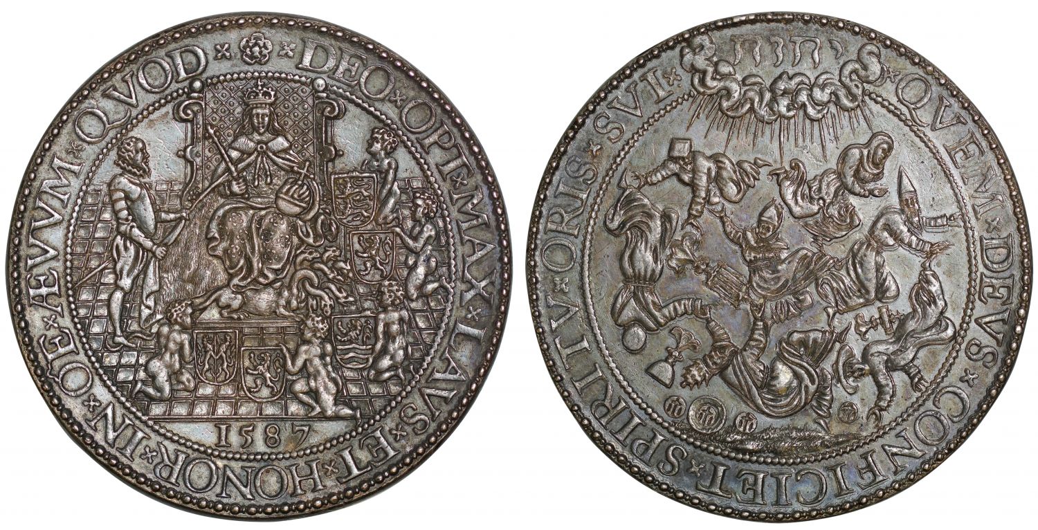 Elizabeth I, Protestants Supported in the United Provinces, 1587.